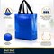 Set of 30 Shiny Blue Gift Bags in Bulk - Blue Reusable Gift Bags Medium Size - Goodie Bags, Birthday Gift Bags With Handles, Party Favor Bags, Goody Bags, Return Gift Bags - 8Wx4Dx10H Size